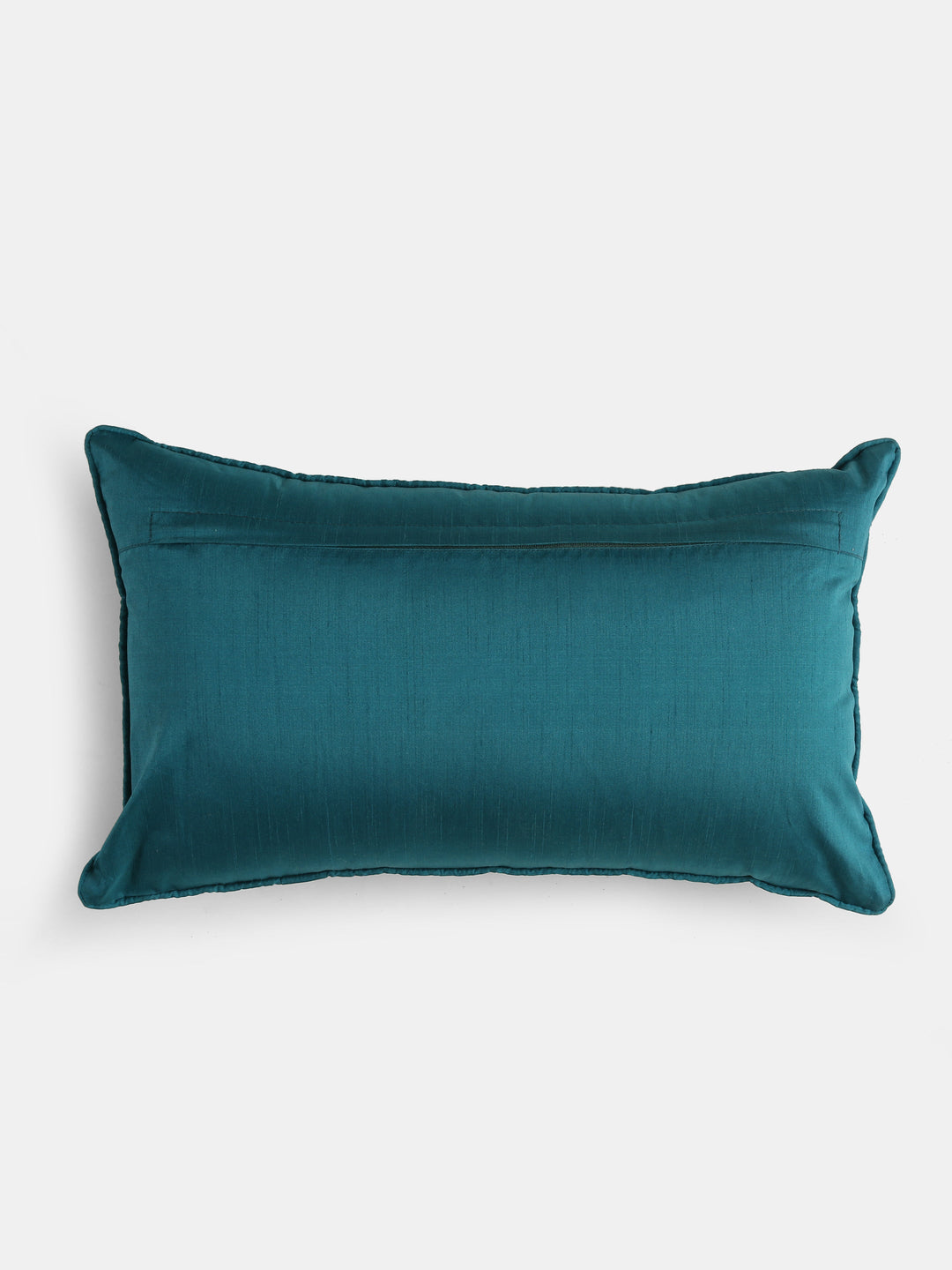 Nature Inspired- Green Embroidered Cushion Cover
