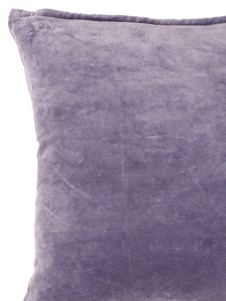 Lavender Cotton Velvet Cushion Cover