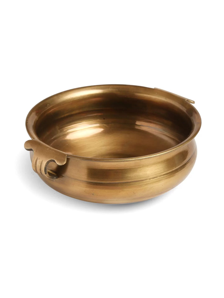 Urli - Antique Gold Finish Brass - L | SHOBITAM