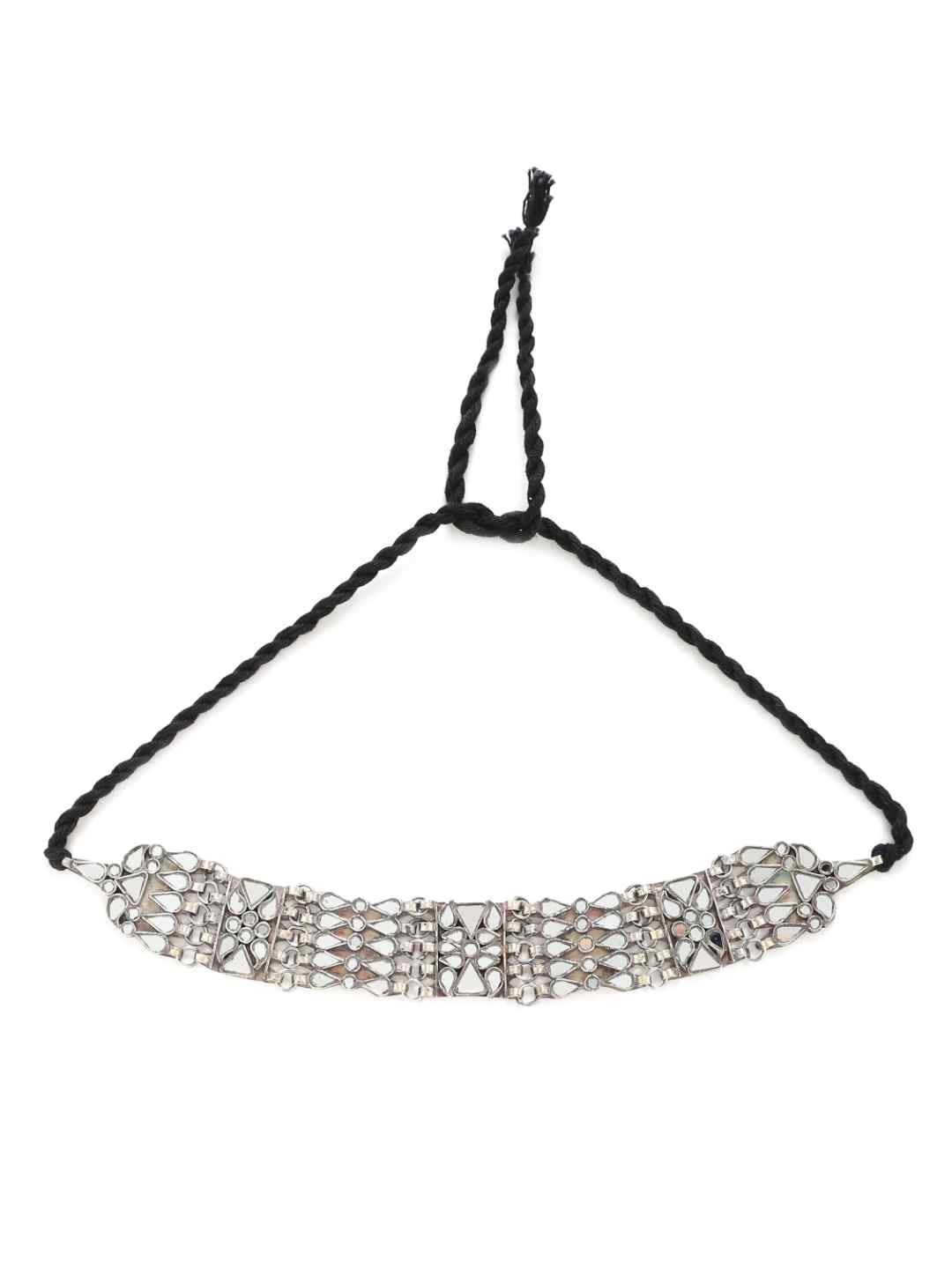 Choker Necklace - Antique Silver Look | SHOBITAM
