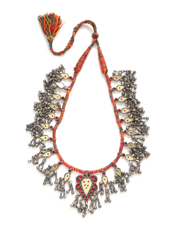 Necklace - With Glass And Ghungroos | SHOBITAM