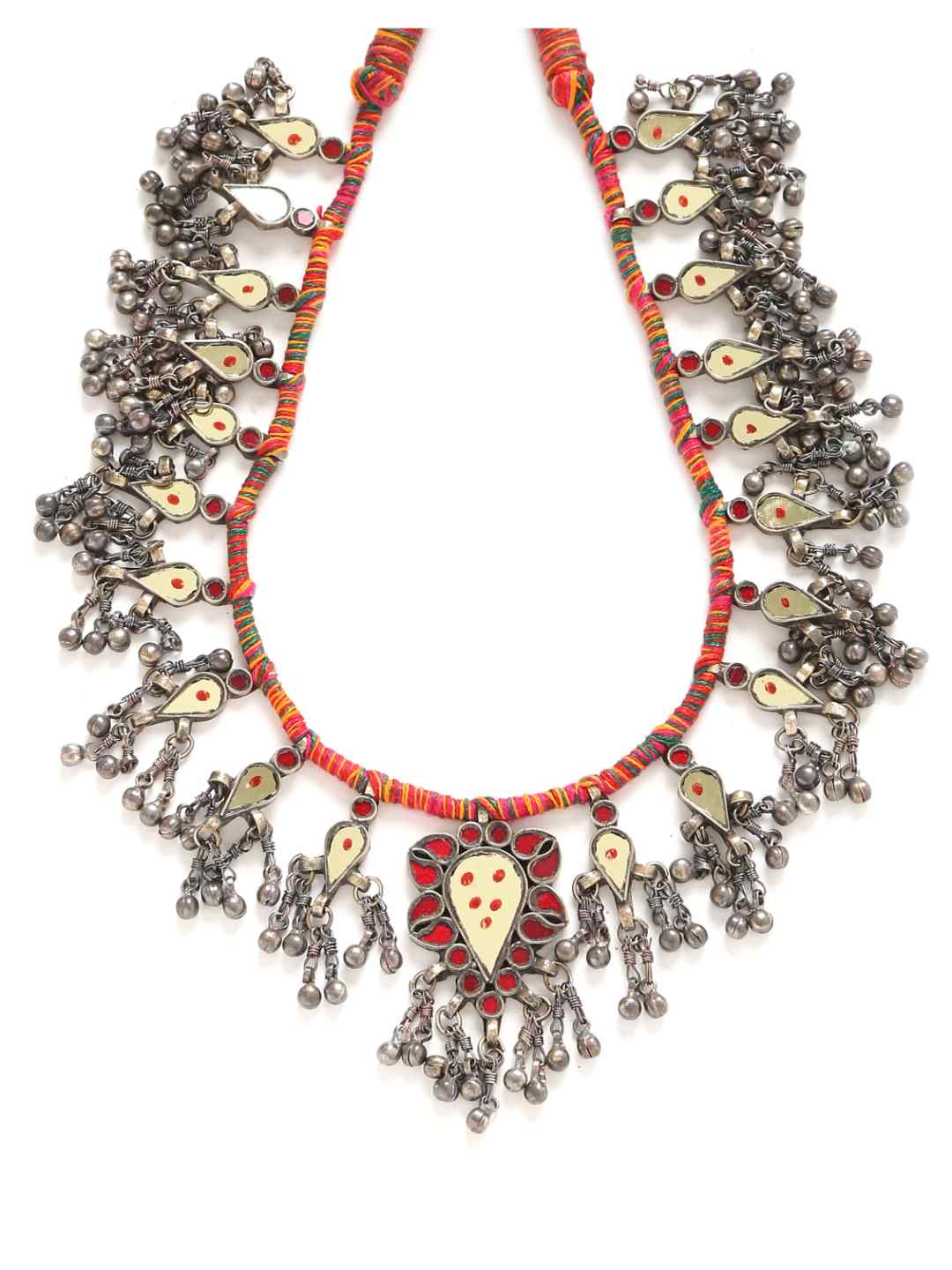Necklace - With Glass And Ghungroos | SHOBITAM