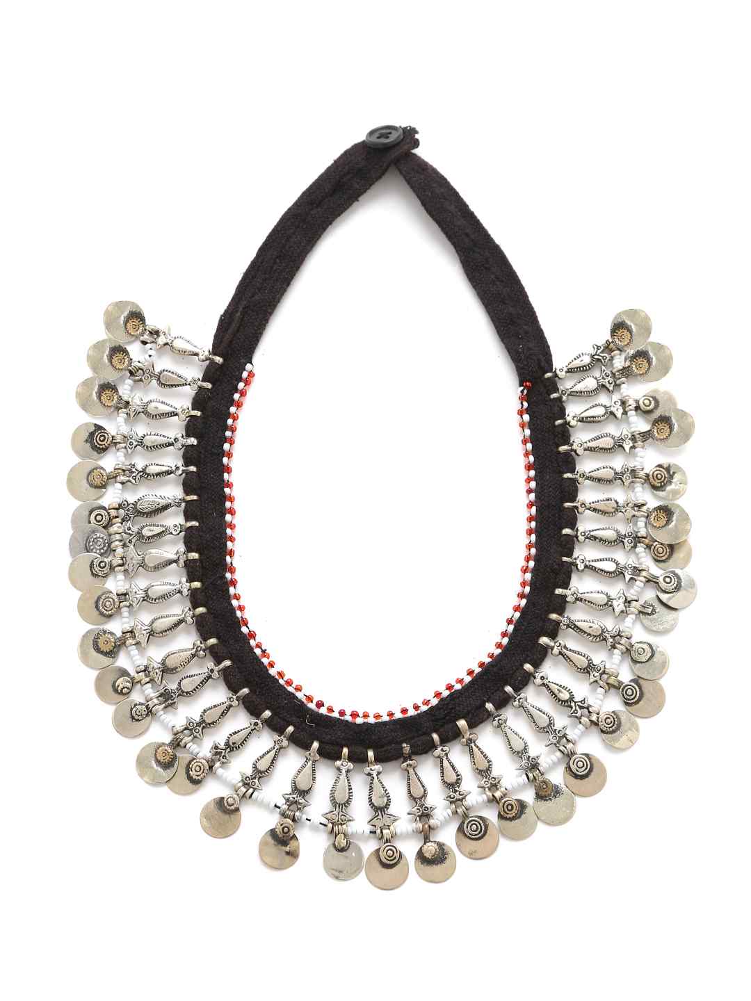 Necklace - Vintage Design Silver Tone | SHOBITAM