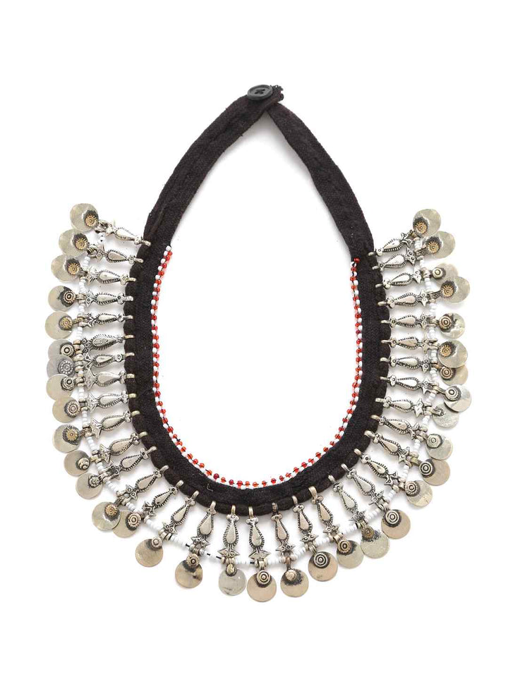 Necklace - Vintage Design Silver Tone | SHOBITAM
