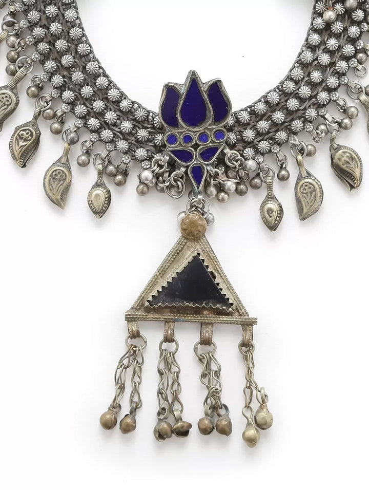 Choker - Blue Glass Detail | SHOBITAM