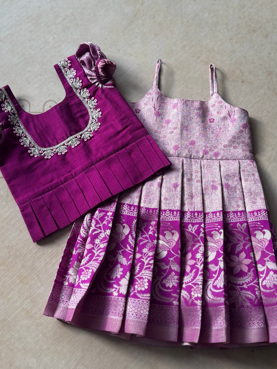 Rhythm - 2 in 1 Frock With Top Festive Edit Express | SHOBITAM