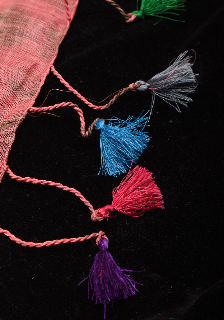 Rang Barse: Holi Theme Embroidered Linen Saree with Rang and Pichkari motifs! Vidya Balan Special Holi Saree