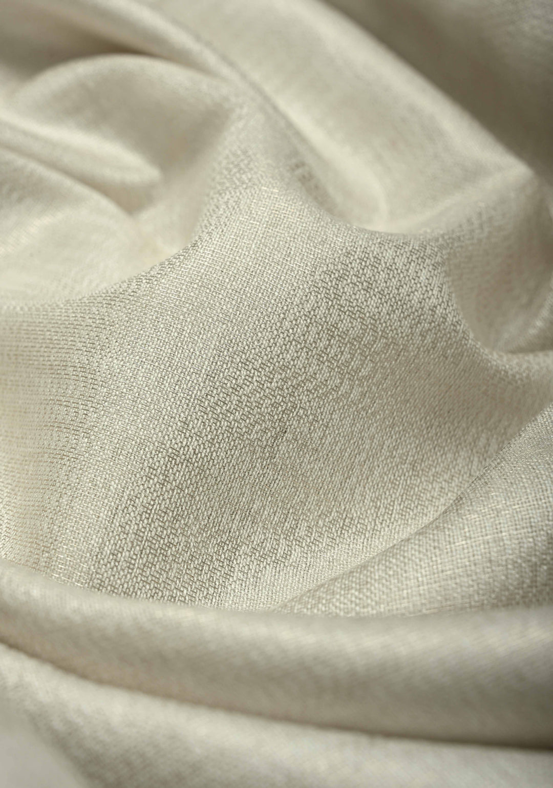 White Semi Tussar Saree with Zari Border