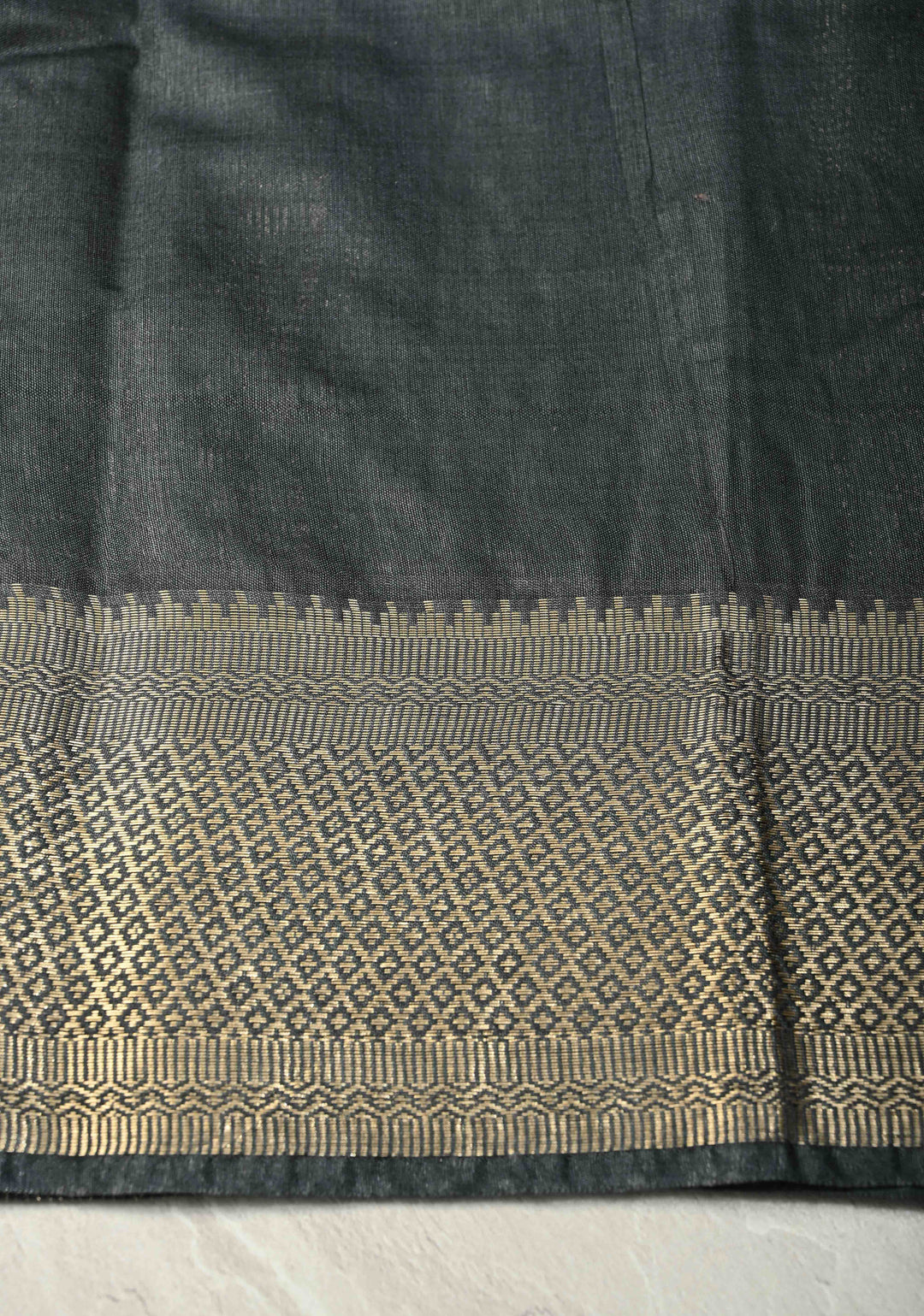 Pink Semi Tussar Saree with Zari Polka Dots and Contrast Zari Border | SHOBITAM