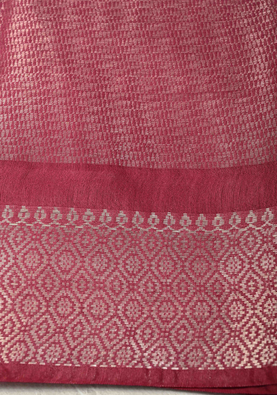 Parrot Green Semi Tussar Tissue Saree with Contrast Zari Border and Pallu | SHOBITAM