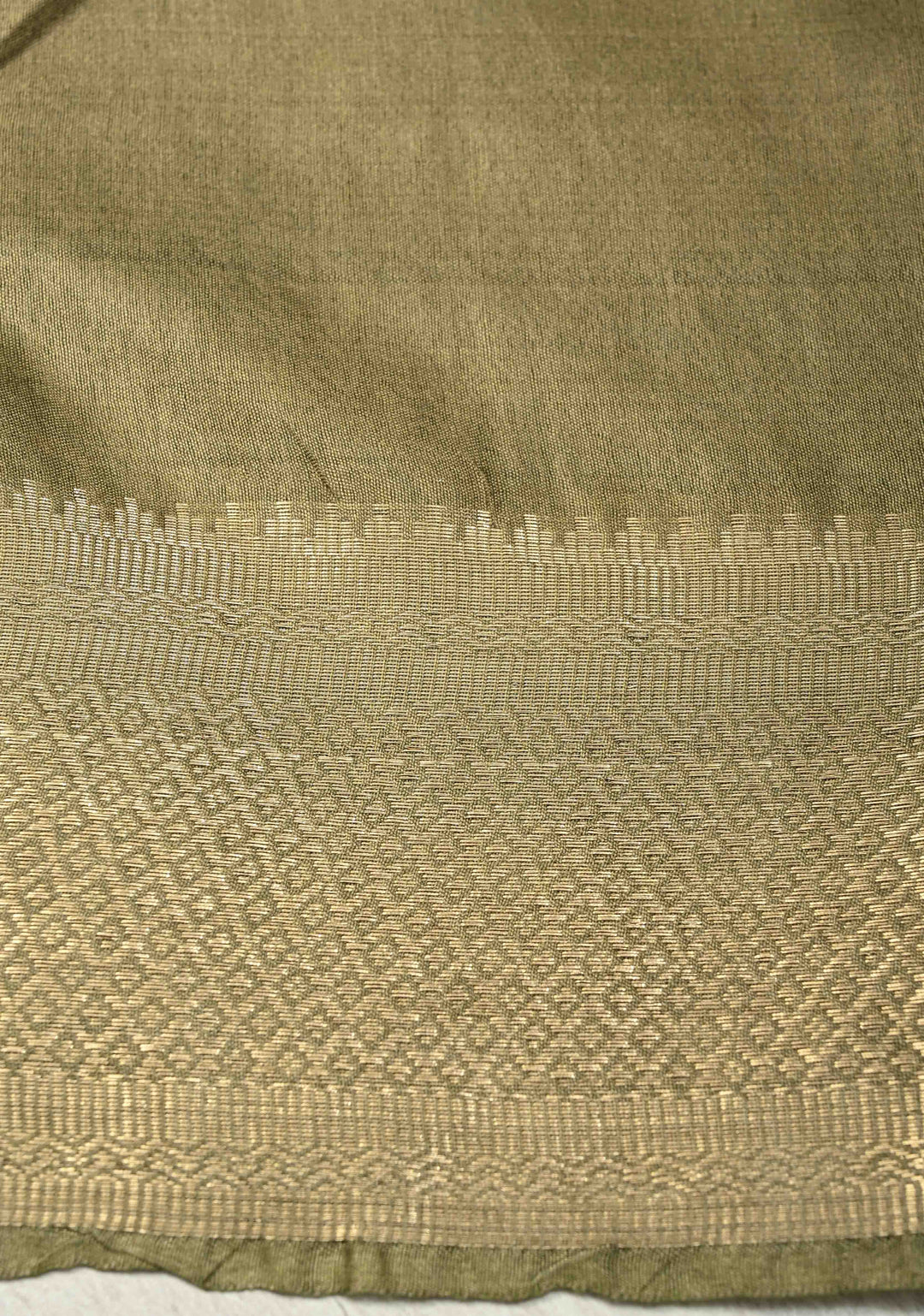 Maroon Semi Tussar Saree with Zari Polka Dots and Contrast Zari Border | SHOBITAM