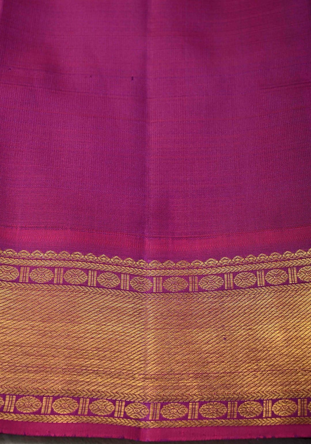 Azure blue Korvai Kanjivaram Pure Silk Saree with Zari Buttas and Contrast Zari Border | SILK MARK CERTIFIED