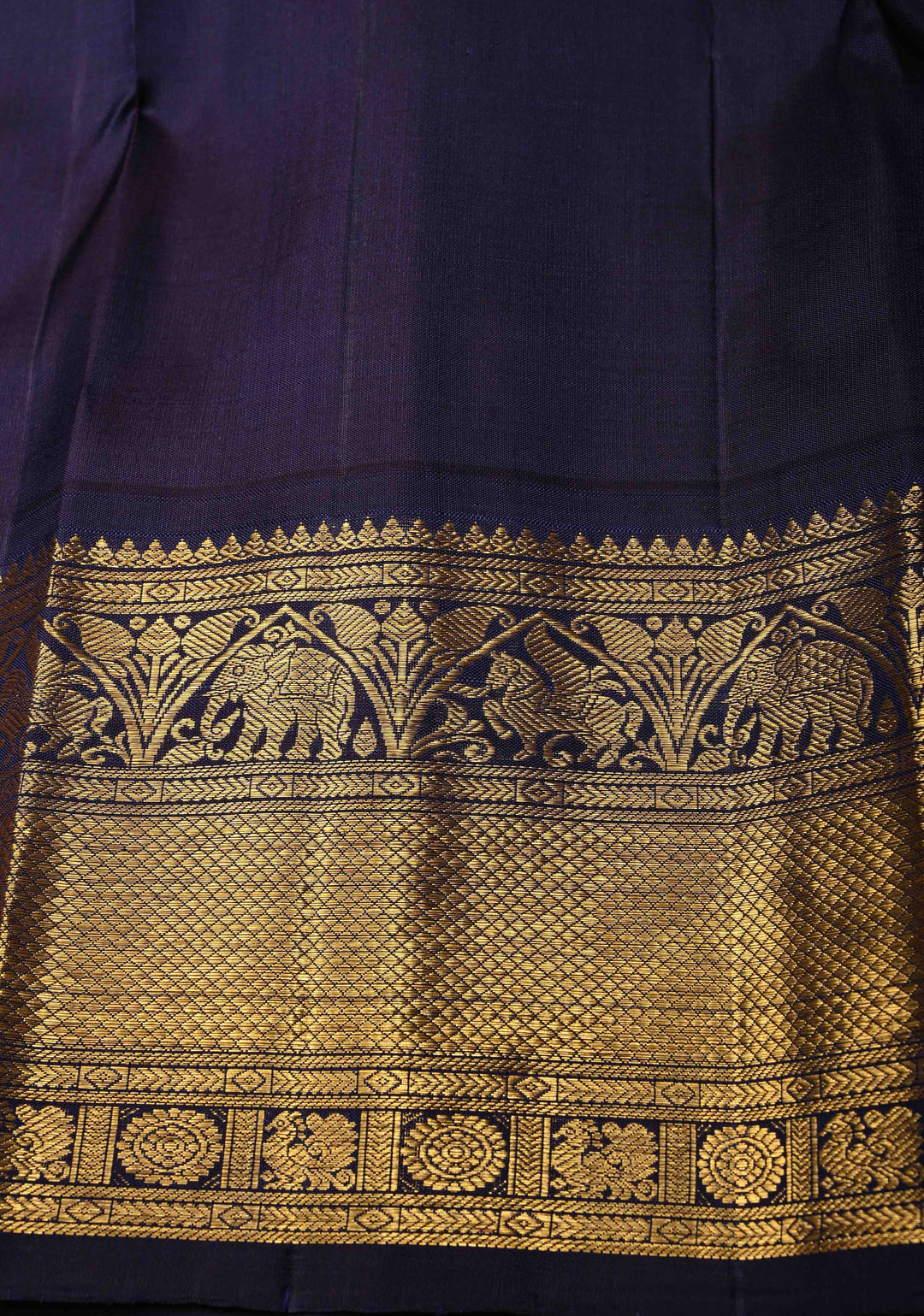 Dusty Rose Korvai Kanjivaram Pure Silk Saree with Zari Buttas and Contrast Zari Border | SILK MARK CERTIFIED