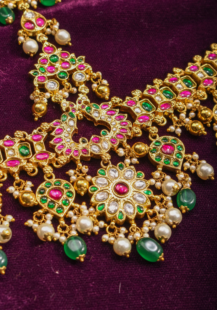Jadau Maang Tika Ahmedabadi Kundan Hair Ornament