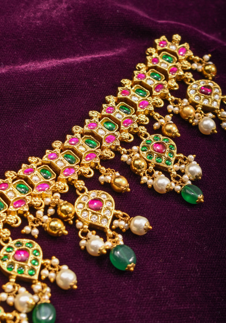 Jadau Maang Tika Ahmedabadi Kundan Hair Ornament