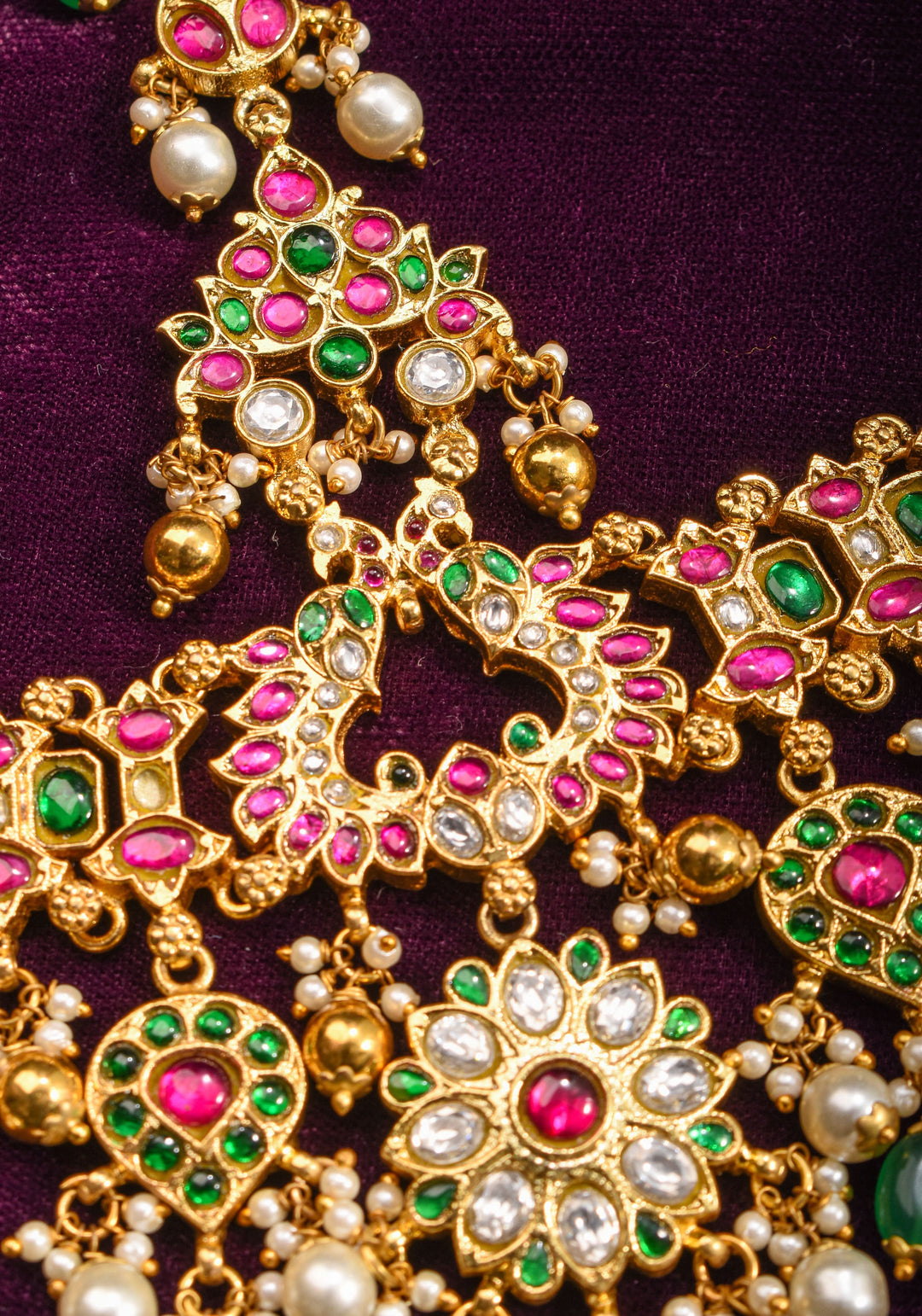 Jadau Maang Tika Ahmedabadi Kundan Hair Ornament