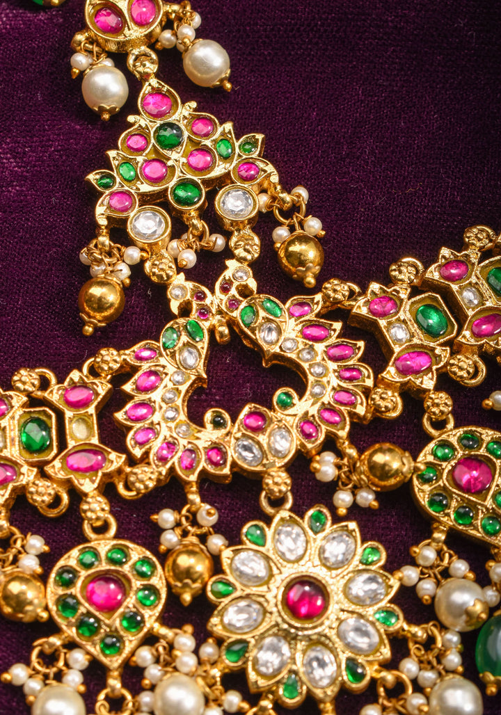 Jadau Maang Tika Ahmedabadi Kundan Hair Ornament