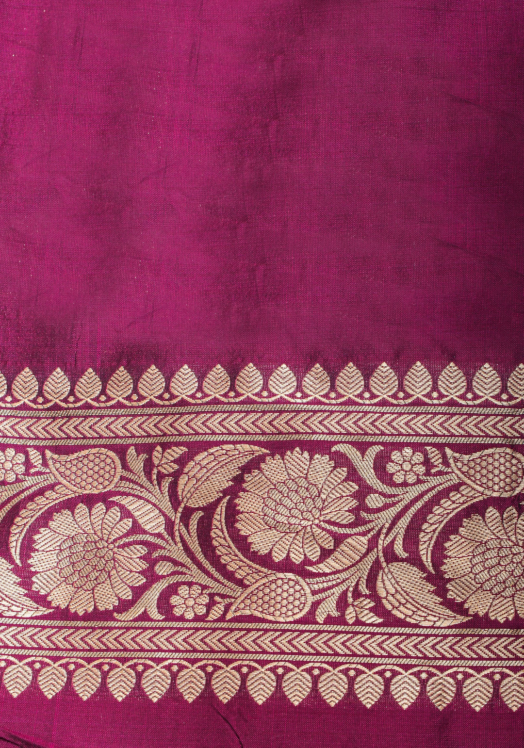 Exquisite Meenakari  Arches Jaal Banarasi Katan Silk Saree in Plum | SILK MARK CERTIFIED