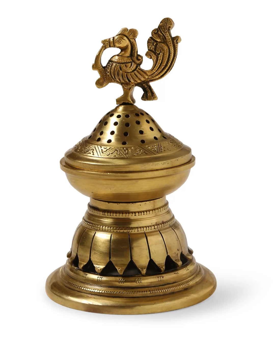 Incense Burner - Peacock Design - L | SHOBITAM