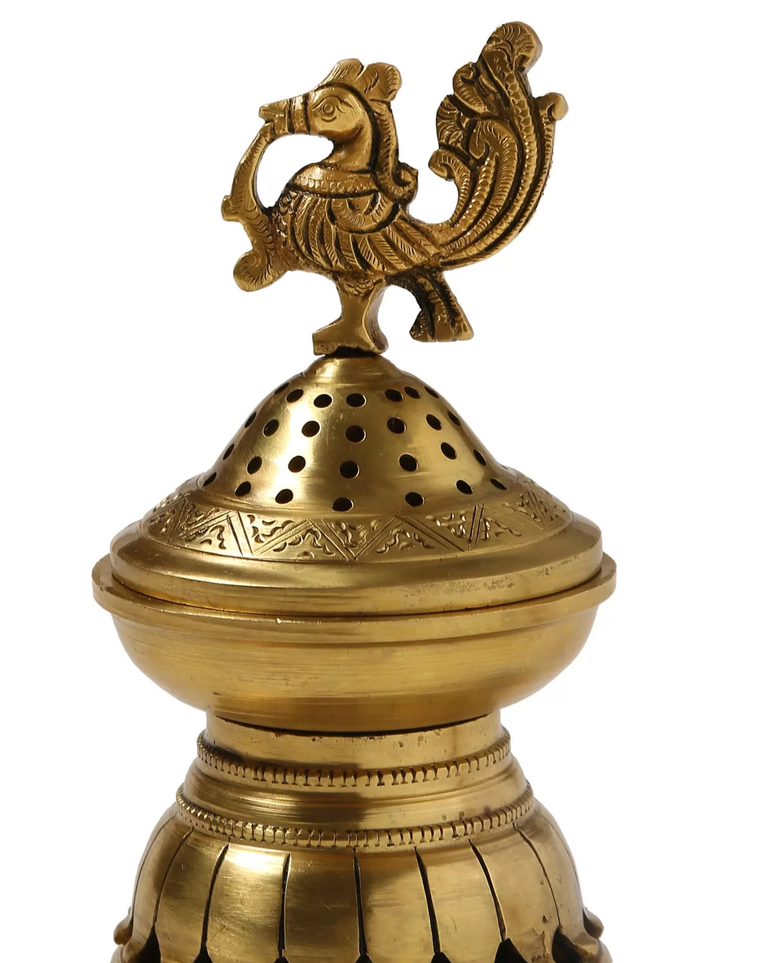 Incense Burner - Peacock Design - L | SHOBITAM