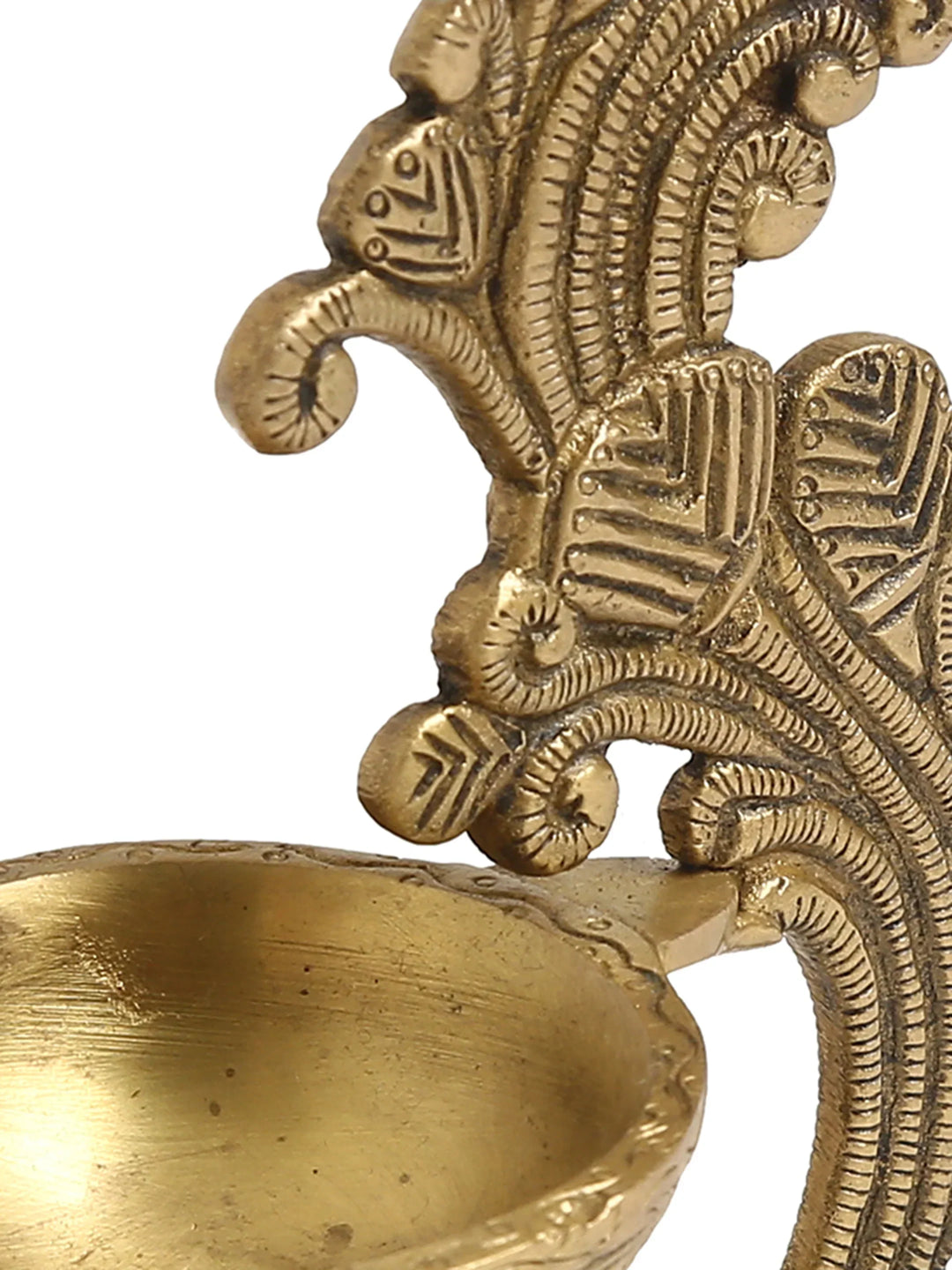Diya - Brass Diya with Handle | SHOBITAM