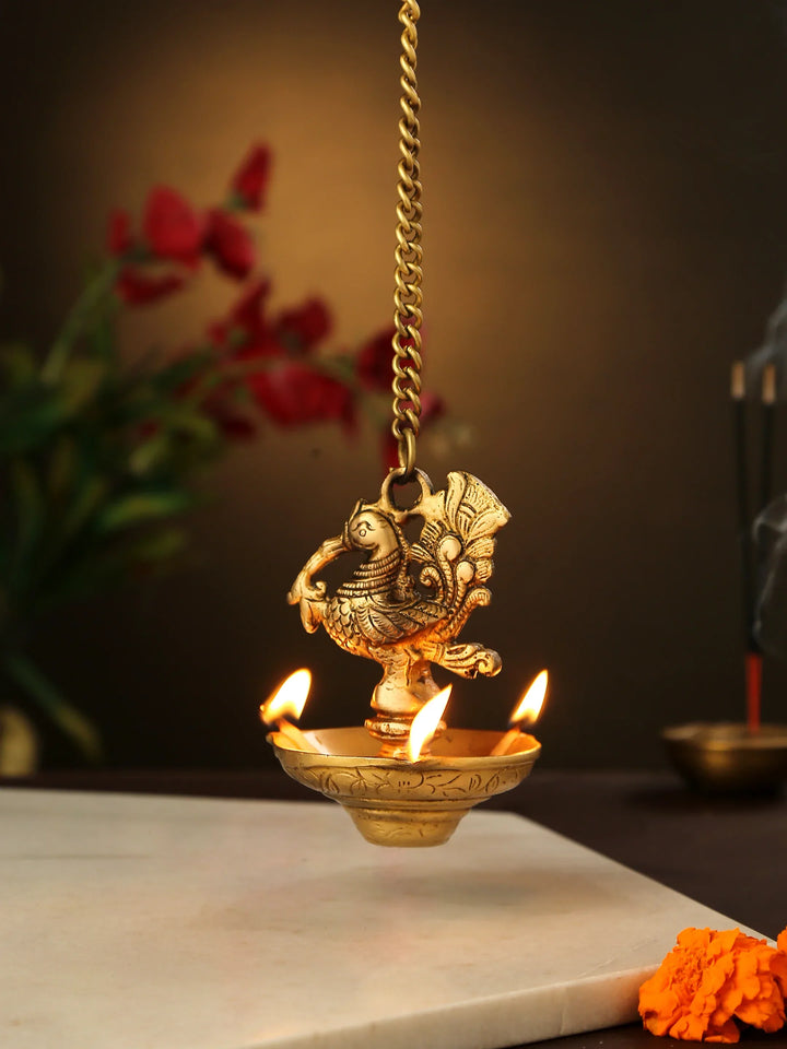 Diya - Bird Hanging 3 (Three) side | SHOBITAM