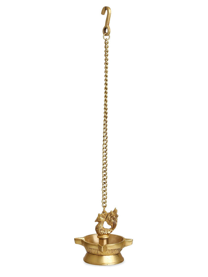 Diya-Peacock Hanging Diya 4(Four) sides | SHOBITAM