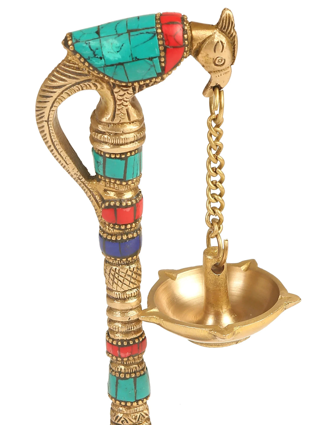 Diya - Brass Parrot Diya | SHOBITAM