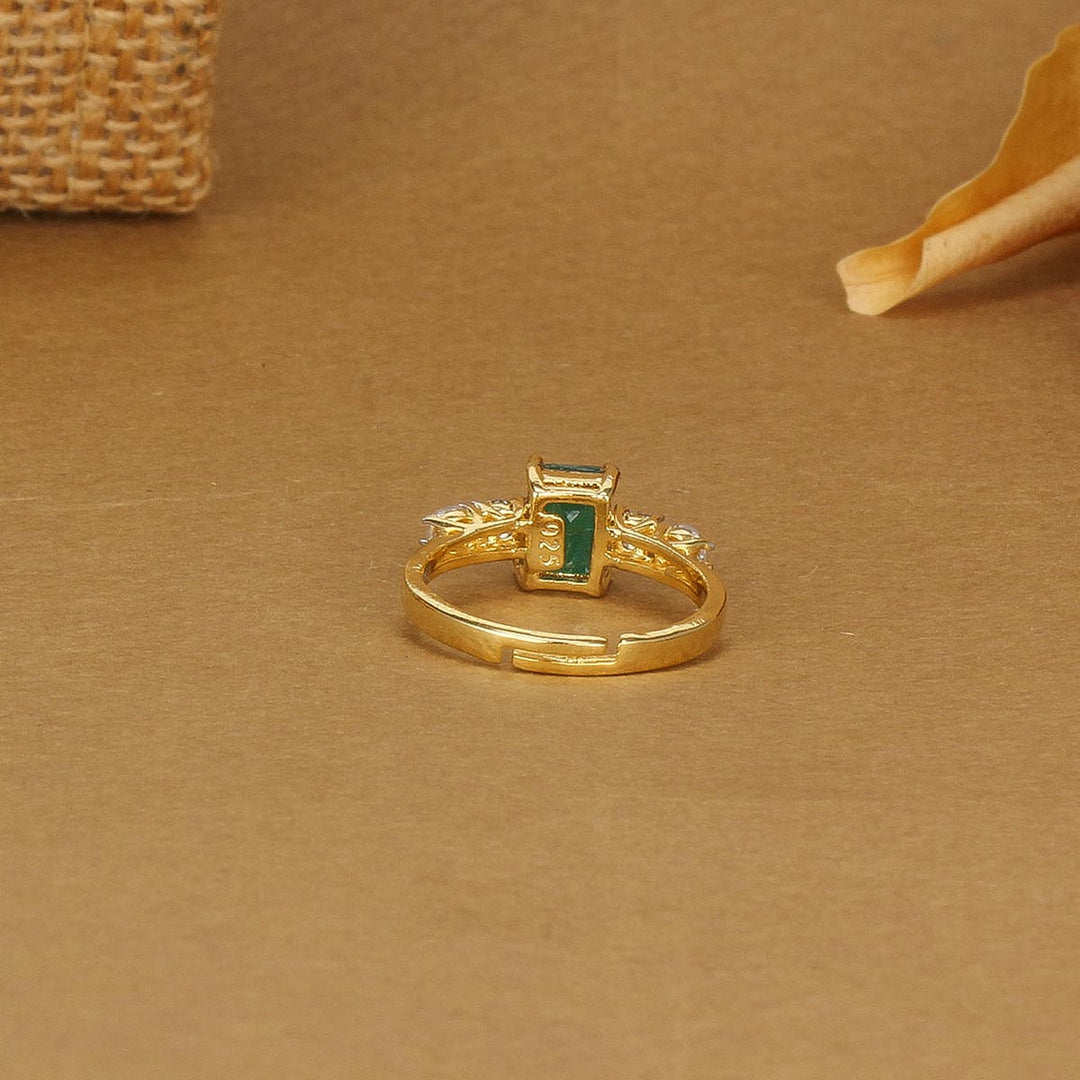 92.5 silver Glitz Diamond Design Ring | SHOBITAM