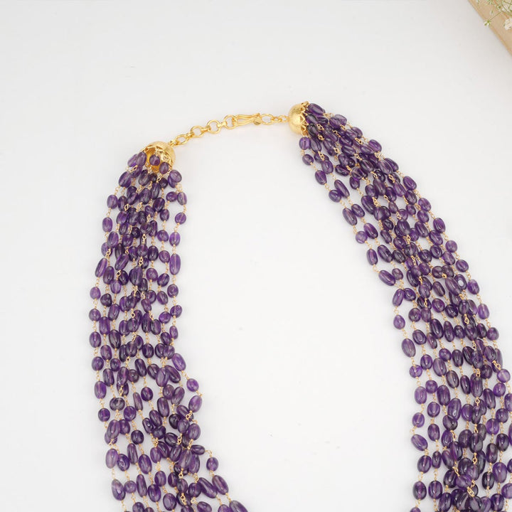 Pure 92.5 Silver Amethyst Beads | SHOBITAM