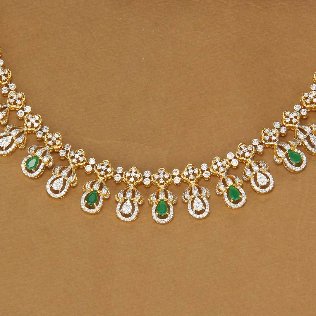 92.5 Silver, Royal Radiance Short Necklace Set