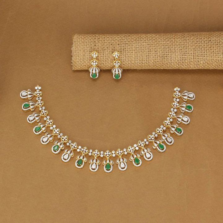 92.5 Silver, Royal Radiance Short Necklace Set