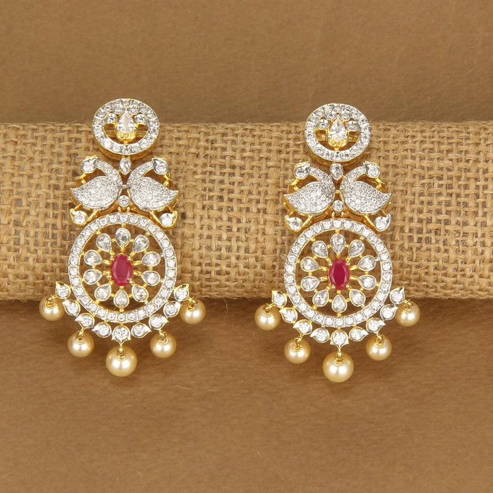 92.5 Silver,Royal Crest Short Necklace Set