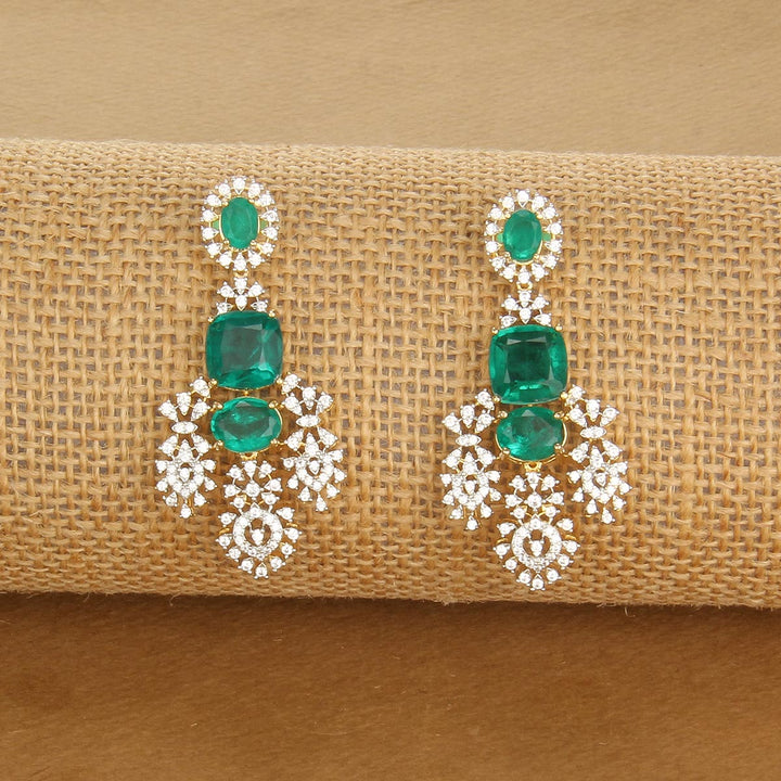 Pure 92.5 Silver, Gold Plated Tanusha Avikam Long Necklace Set | SHOBITAM