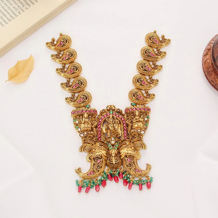 92.5 Silver, 24kt Gold Plated Cyrlin Short Necklace