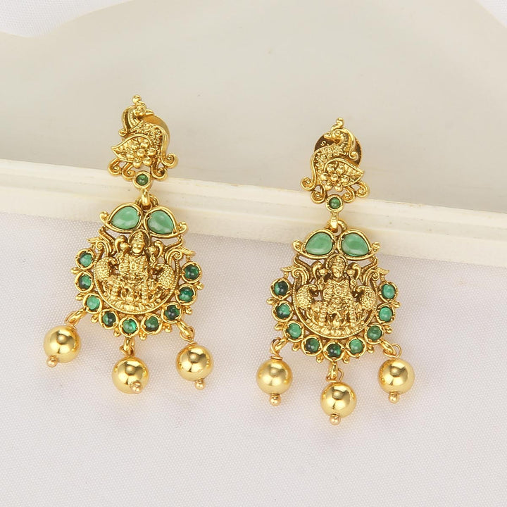 92.5 Silver, Gold Plated, Nihari Long Necklace Set | SHOBITAM