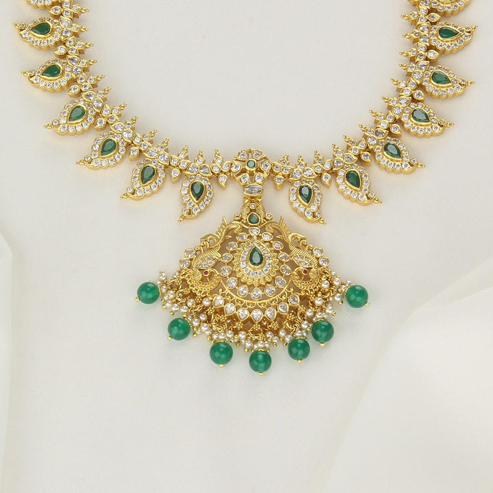 92.5 Silver, 24 kt gold-plated, Yariga Short Necklace | SHOBITAM