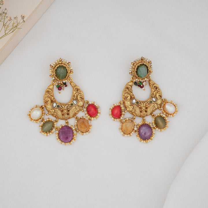 92.5 Silver, Gold Plated, Multi Charming Short Necklace | SHOBITAM
