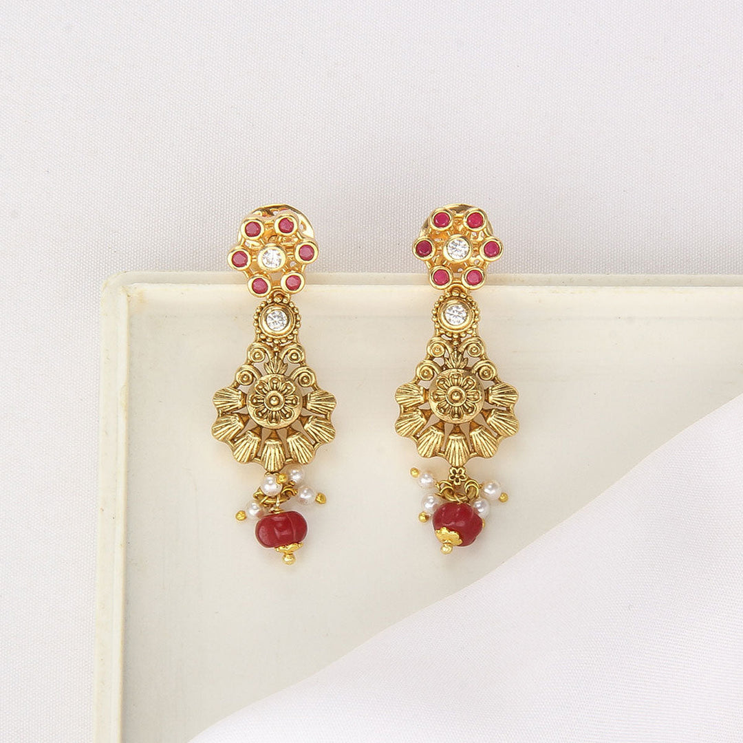 Pure 92.5 Silver, 24kt Gold Plated Majestic Nagas Short Necklace Set | SHOBITAM