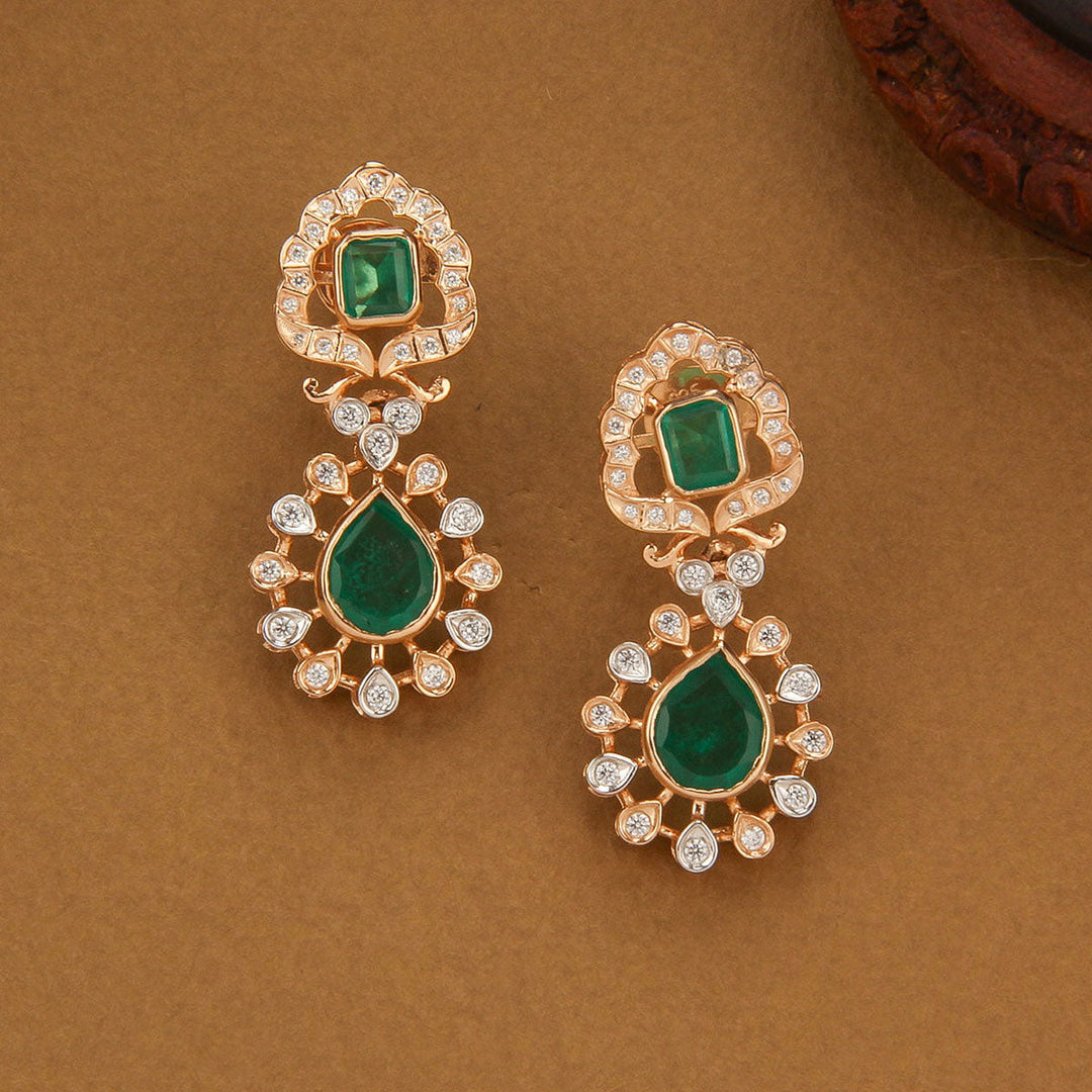 92.5 silver Archika Avikam Short Necklace Set | SHOBITAM