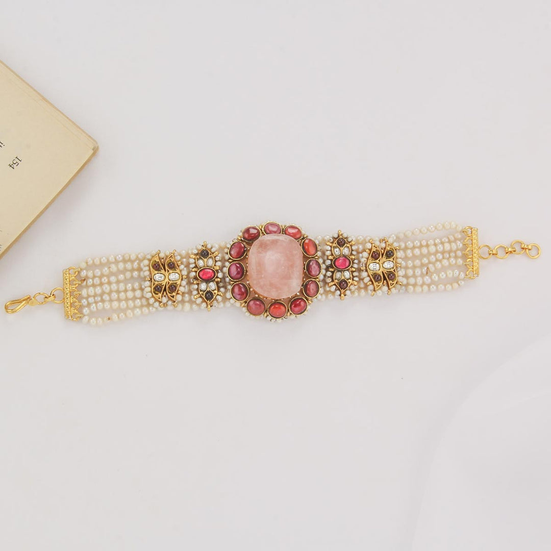 92.5 Silver Yashasvi Choker Necklace | SHOBITAM