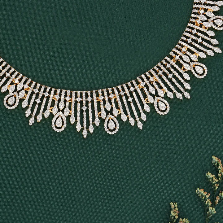 92.5 silver Gaia Short Necklace Set | SHOBITAM