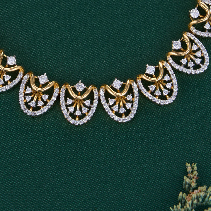 Pure 92.5 Silver Freyja Short Necklace Set | SHOBITAM