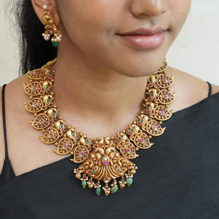 Pure 92.5 Silver Whimsy Antique Necklace | SHOBITAM