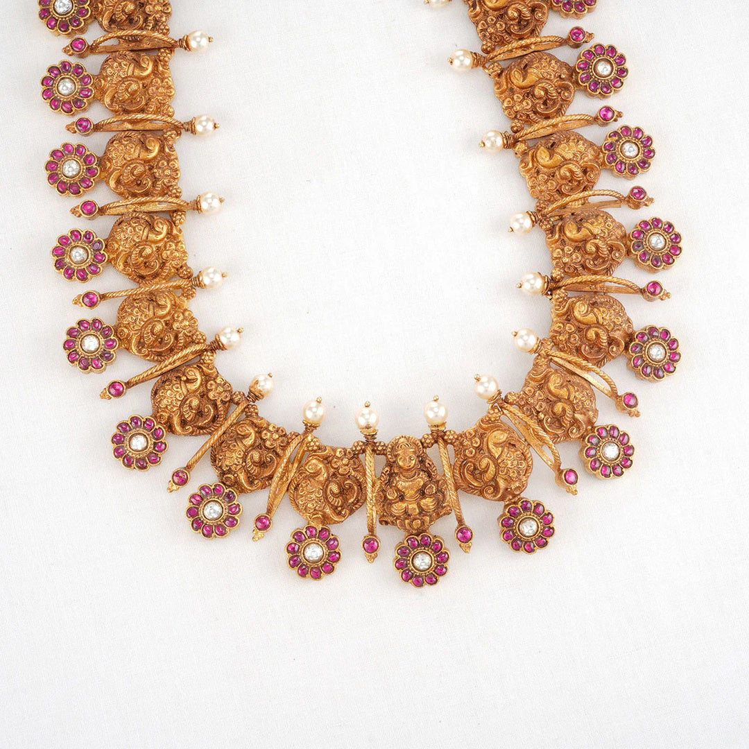 92.5 Silver, Lakshmi and Mandala  Necklace