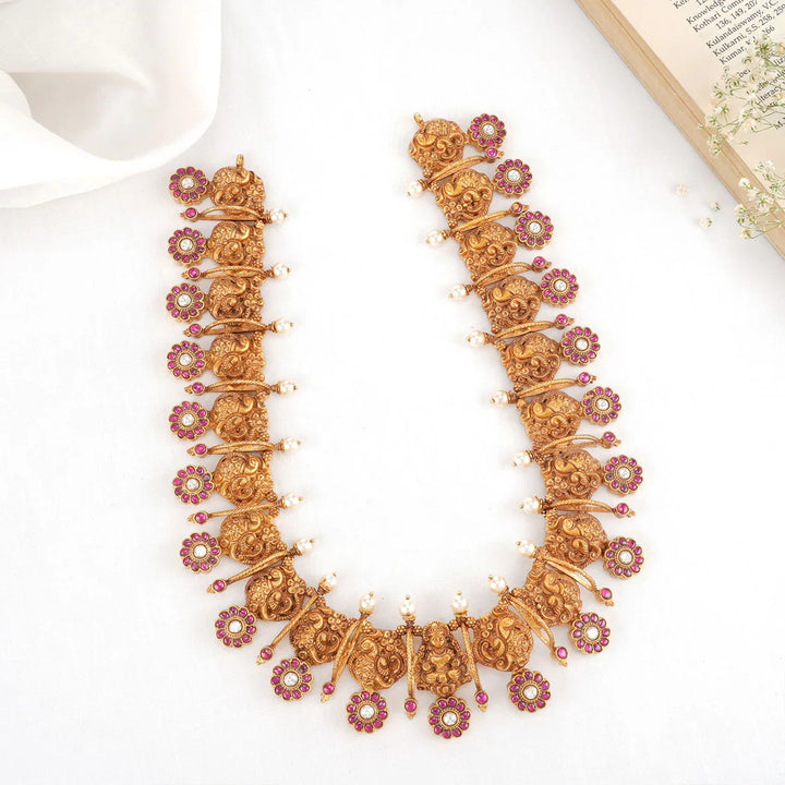 92.5 Silver, Lakshmi and Mandala  Necklace