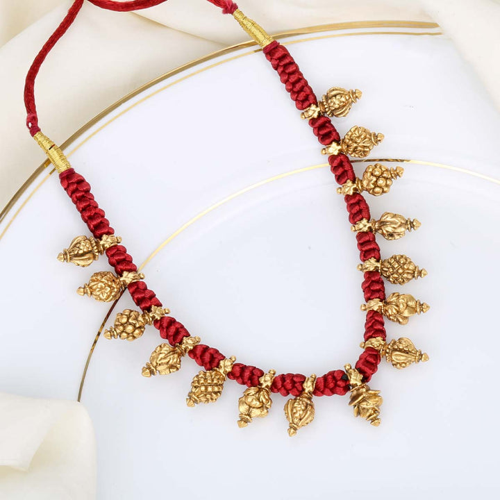 Pure 92.5 Silver Rudhra Rope Necklace | SHOBITAM