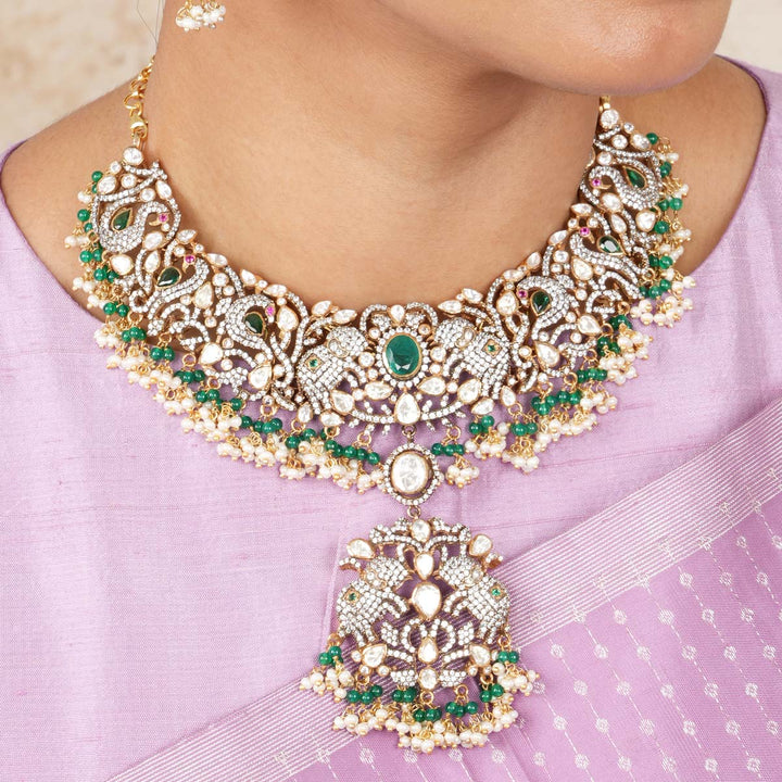 Pure 92.5 Silver, Admirable Victorian Necklace Set