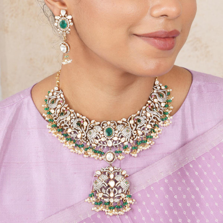 Pure 92.5 Silver, Admirable Victorian Necklace Set