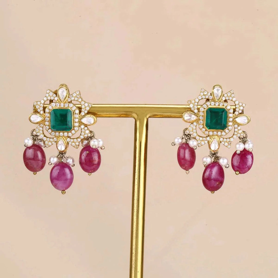92.5 Silver Rakshika Victorian-Choker Set